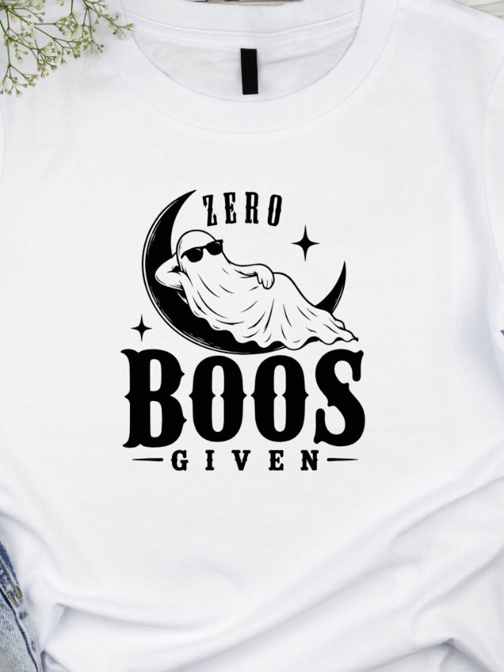 Zero Boos Given Handmade Tee